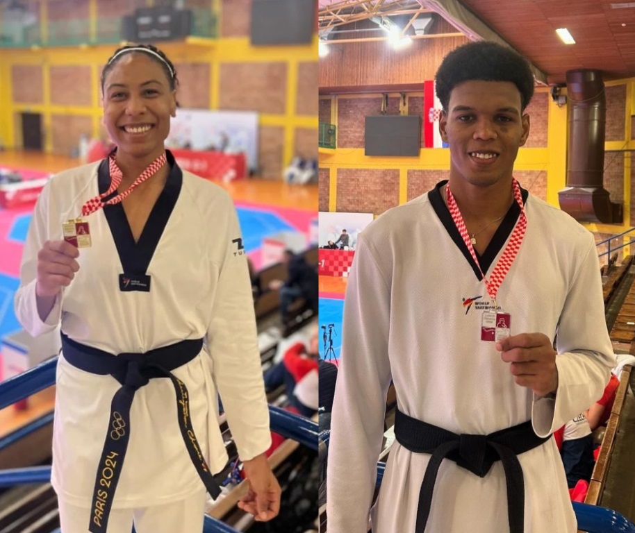 Atletas do Espírito Santo sobem ao pódio em competição internacional de taekwondo na Croácia