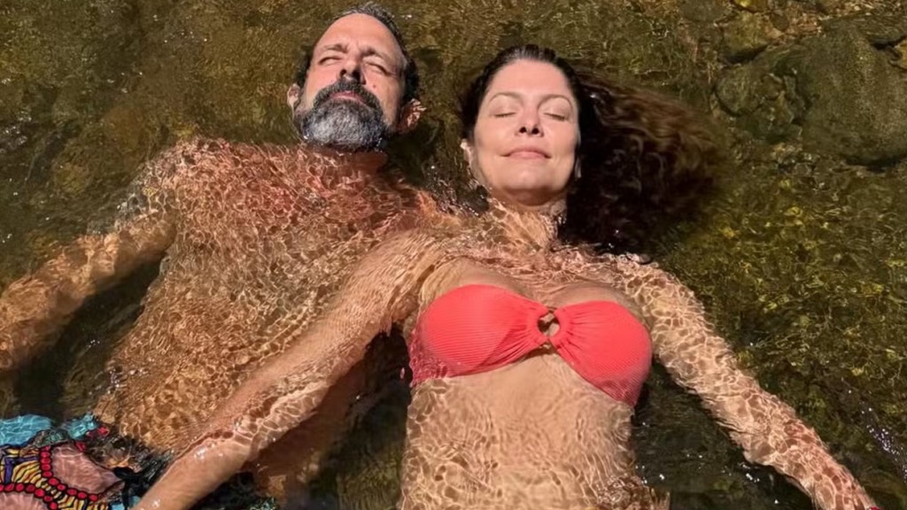 Bárbara Borges curte viagem romântica à serra do Rio: ‘Eu e água, em comunhão’