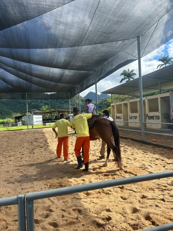 Penitenciária Agrícola do Espírito Santo retoma projeto de equoterapia após recesso